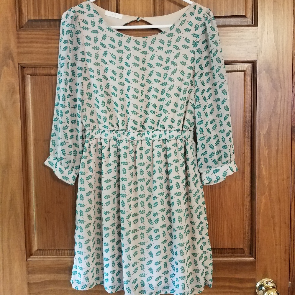 Lush Nordstrom Print Dress